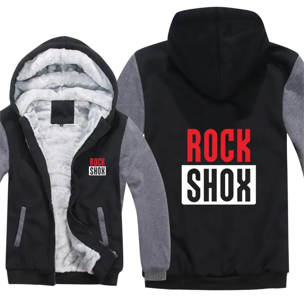Rockshox Rock Shox толстовки мужские горный Байкер MTB пальто на молнии флисовые утепленные мужские рок Shox Толстовка Пуловер