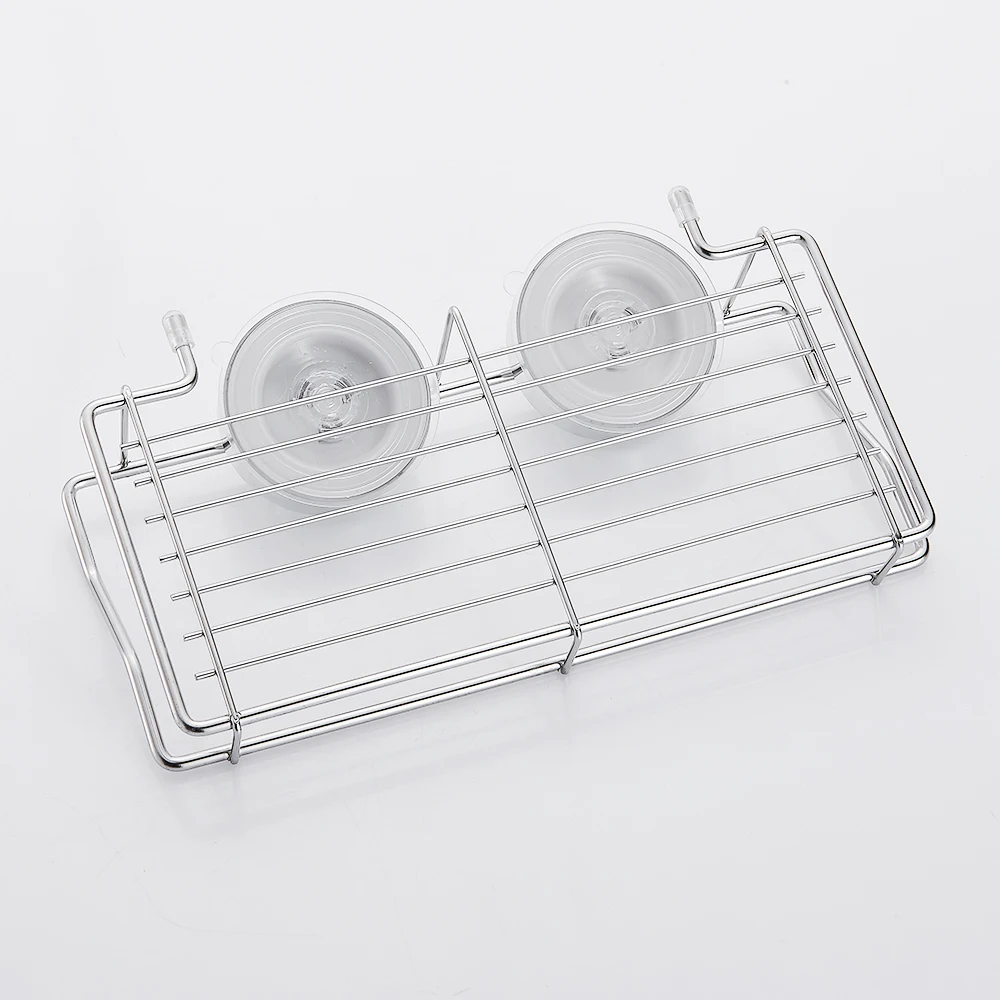 Полки из нержавеющей стали для ванной комнаты органайзер Настенная Корзина душа