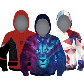 

Spider Man Boys Sweatshirt Hoodies High quality Spiderman Coats For Boys Autumn Kids Jacket 3-11 Years Children Clothing