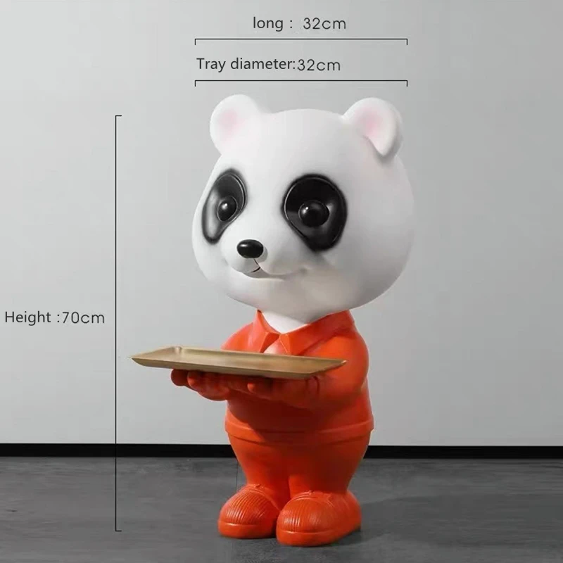 Abaodam 8 Unidades Enfeite De Mini Panda Figuras Kawaii Escultura De Panda  Modelo De Panda De Desenho Animado Estatueta De Panda De Desenho Animado  Estilo Chinês Acessórios Resina
