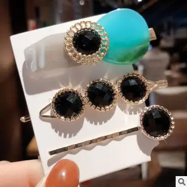 60 компл./лот 3 шт./компл. DIY Простые мульти винтажные уксусная кислота шпильки мультфильм заколки для волос с жемчугом Инструменты для укладки аксессуары HA684 - Цвет: 3