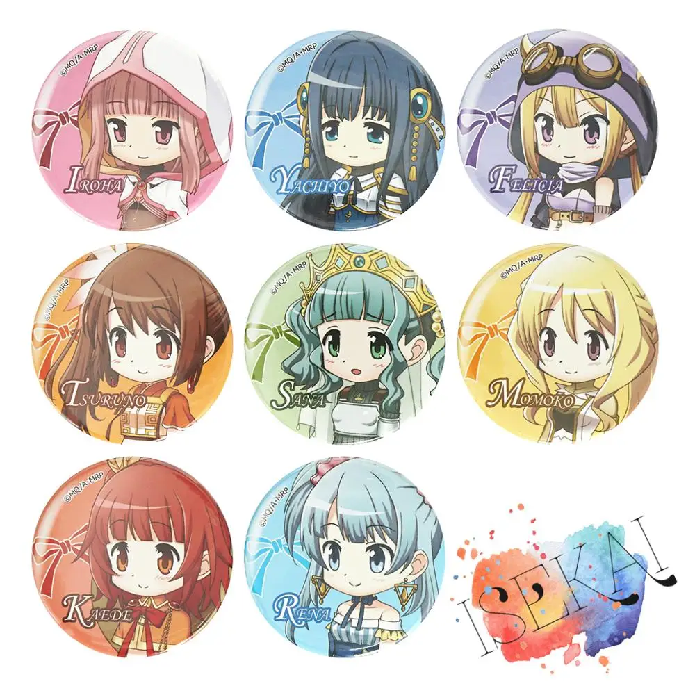 Волшебная запись игра Мадока значок аниме Kaname Madoka Felicia Yachiyo Kaede Momoko Sana Tsuruno