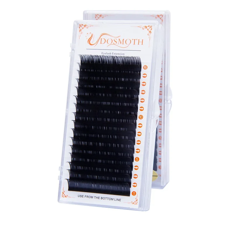 DOSMOTH- Soft Eyelash Extension, Individual Lashes,Faux Mink Eyelashes, False Eyelash, 16Rows Thickness, 0.03 to 0.20