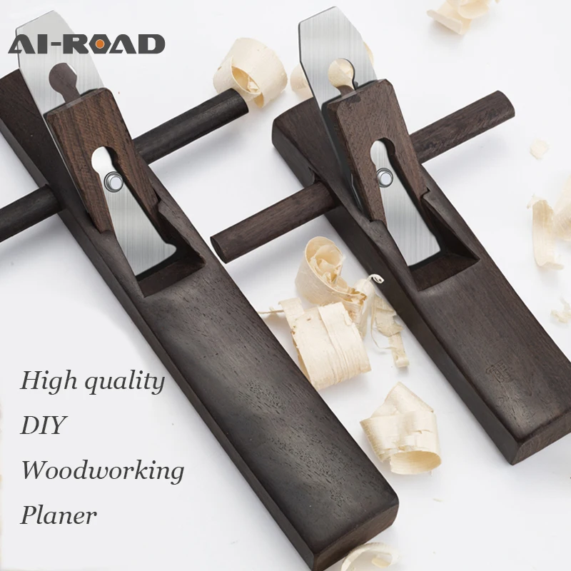 

AI-ROAD DIY Woodworking Planer Mini Hand Tool Flat Plane Bottom Edge Wood Planer Carpenter Trimming Plane Woodcraft Gift
