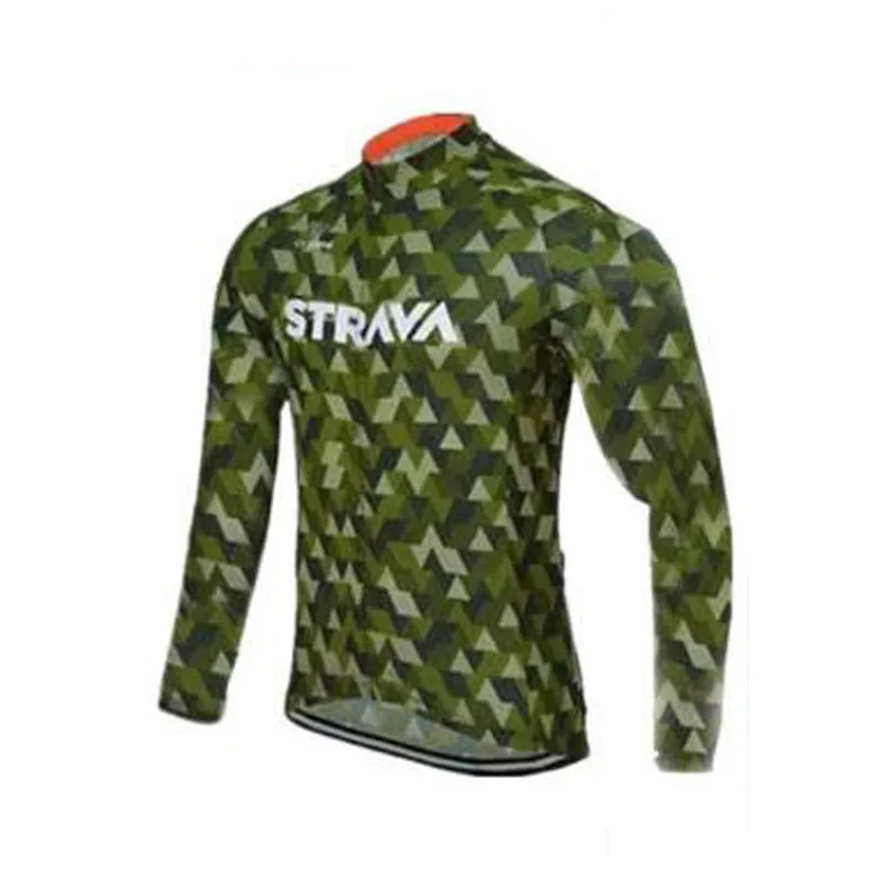 Новинка, весенне-осенняя одежда STRAVA для езды на велосипеде, Мужская футболка с длинным рукавом для горных гонок, одежда для велоспорта, Майо Ropa Ciclismo Hombre