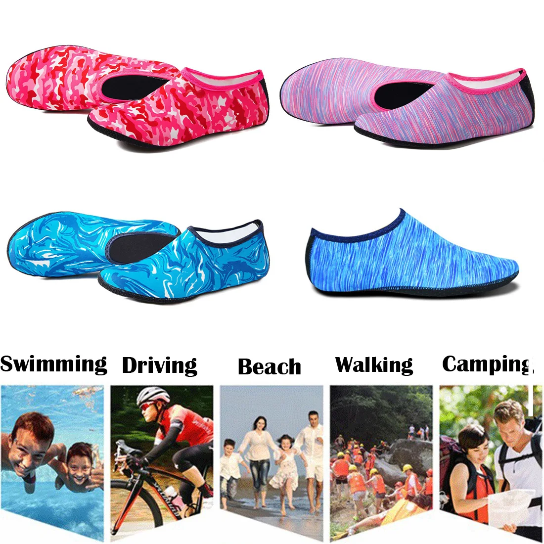 

Kids Adults Swimming Diving Socks Surfing Aqua Unisex Neoprene Boots Wetsuit