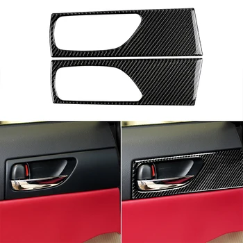 

For LEXUS IS250 IS350 2014-2018 Car Carbon Fiber Sticker Interior Rear Door Handle Cover Trim Car Styling Stickers