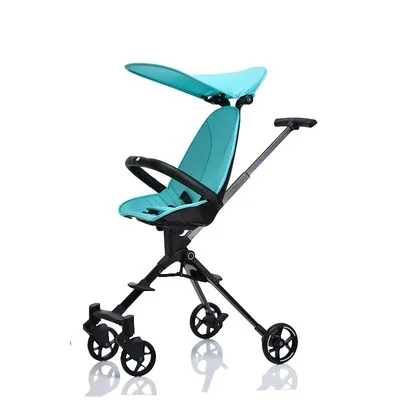 light blue 6 месяцев-6 лет Детские транспортные инструменты тележки для детей прогулочная коляска складная переносная детская коляска - Цвет: light blue