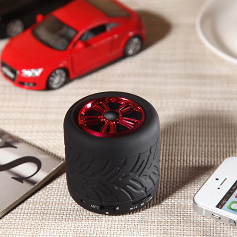 Модель колеса автомобиля Bluetooth динамик креативный подарок автолюбитель TF карта плеер динамик для мобильного телефона huawei/Xiaomi