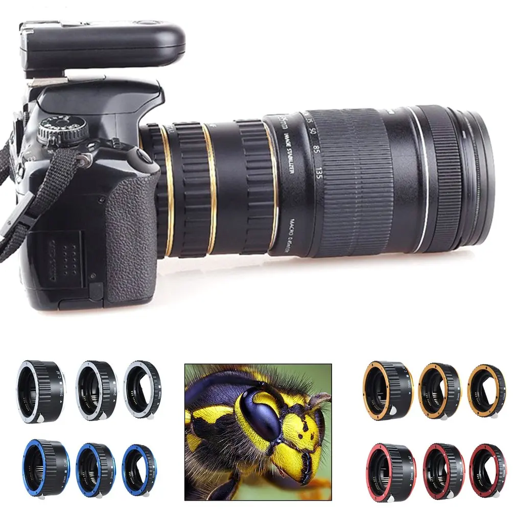 Адаптер объектива крепление автофокуса крупным планом кольцо voor Canon электронный крупным планом кольцо Макро Съемный адаптер кольцо
