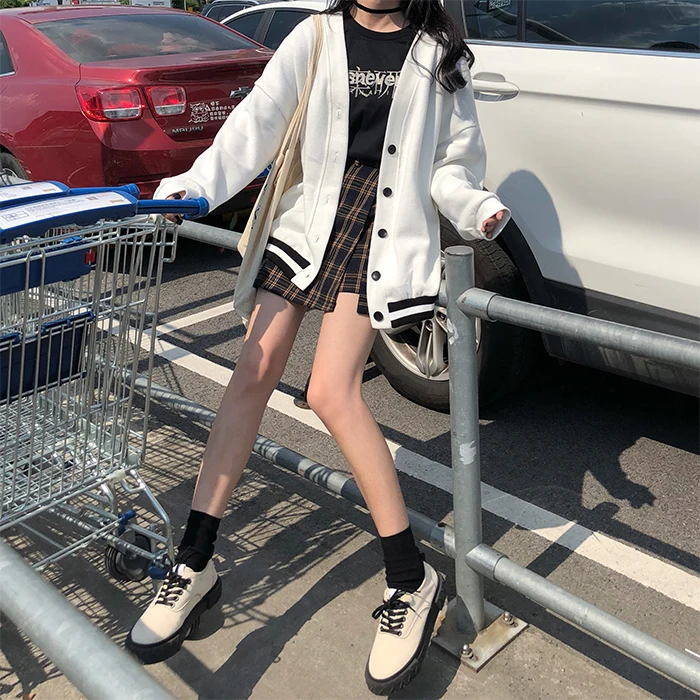 3 colors S-L 2018 autumn and winter High Waist Shorts Skirts Womens Korean preppy style girl school plaid Shorts womens (X882)