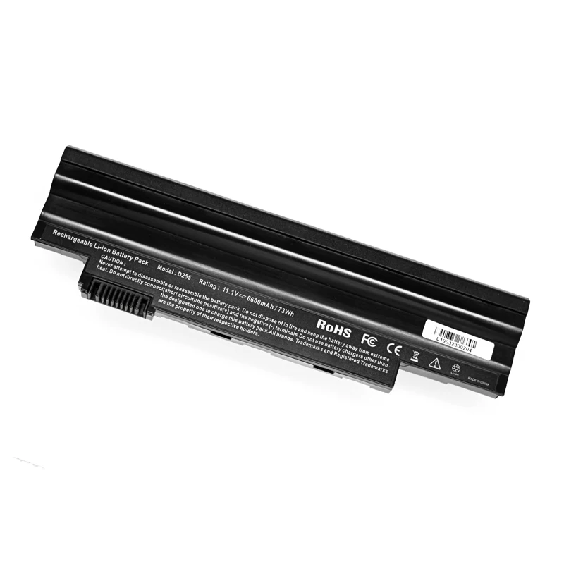 6600mAh Аккумулятор для ноутбука ACER LC. BTP00.129 Aspire One AO522 AOD255E AOD257 AOD260 AOD270 AOE100 D257 D257E D260 D270