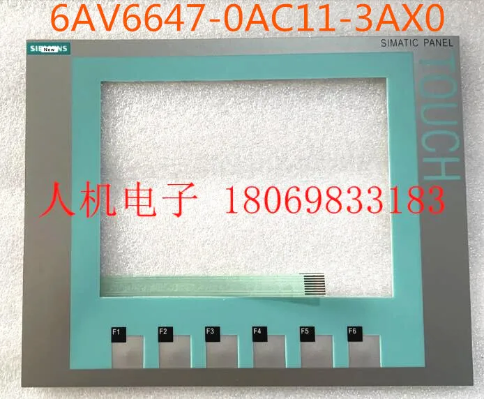 Новинка 6AV6647-0AC11-3AX0 KTP600 6AV6 647-0AC11-3AX0 HMI ПЛК мембранный переключатель клавиатура |
