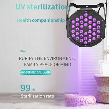 

108W UV Sterilizing Lamp Ultraviolet Germicidal Disinfection Light Ultraviolet Sterilizer Bacterial Kill Mite Home UCV Lamp