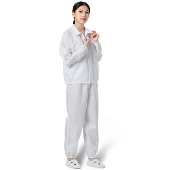 

Reusable Protective Overalls Suit Splashproof Isolation Clothing Suit Breathable Antistatic Hooded Coveralls Safety Workwear HOT