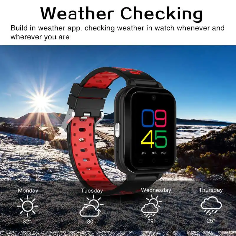 4G Смарт часы Дети IP67 Водонепроницаемый Android 6,0 MTK6737 1 ГБ 8 ГБ SmartWatch телефон сердечного ритма сим-карты Мужские Женские умные часы
