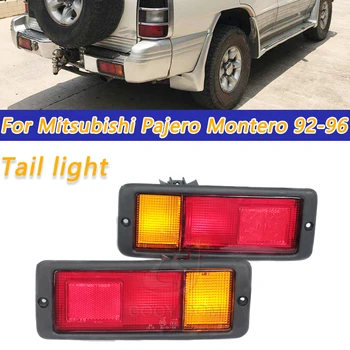 

COOYIDOM Rear Bumper Reflector light For Mitsubishi Pajero Montero 1992-1999 Tail Stop Brake Light turn signal Car Accessories