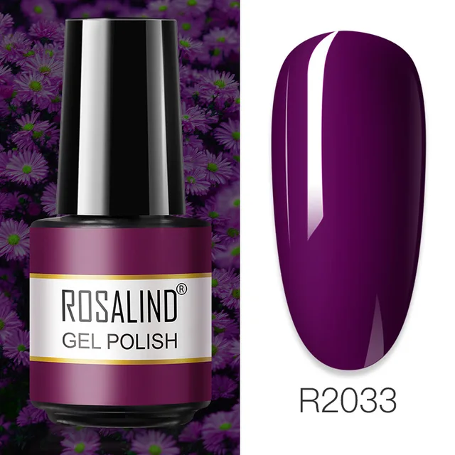 ROSALIND Primer Top Base Coat 7ML Gel Nail Polish For Manicure Long Lasting Nail Art Salon Gel Varnish UV LED Color Gel Polish RAR2033