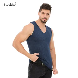 Men's Thermal Underwear Autumn Winter Thickened Warm Inner Wear Undershirt New Plus Velvet Stretch Camisole Men's Home Service