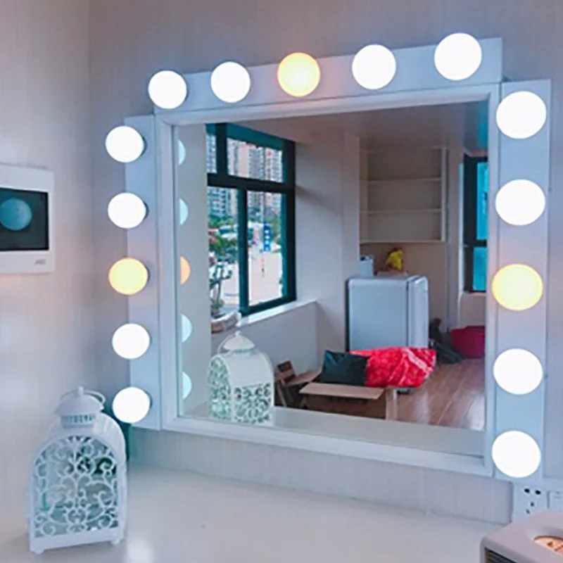 Светодиодный зеркальный светильник студия присоска USB макияж группа ламп настольная лампа для ванной SF66