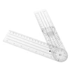 0.031"Thickness Multifunctional 360 Degree Goniometer Angle Medical Spinal Ruler for Measure the Movement Range of SuchAs Elbows 1