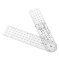 0.031"Thickness Multifunctional 360 Degree Goniometer Angle Medical Spinal Ruler for Measure the Movement Range of SuchAs Elbows 1