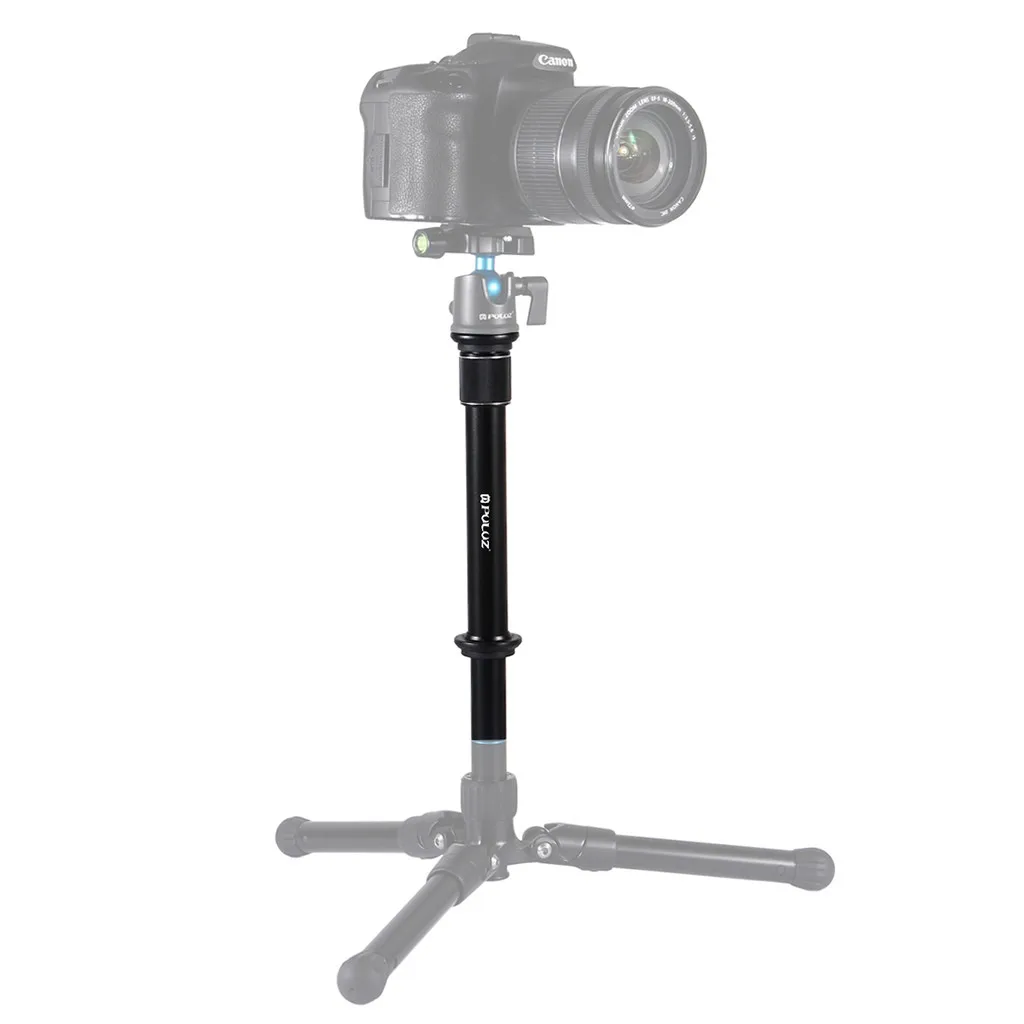 PULUZ Metal Handheld Adjustable Tripod Mount Monopod Extension Rod for DSLR SLR