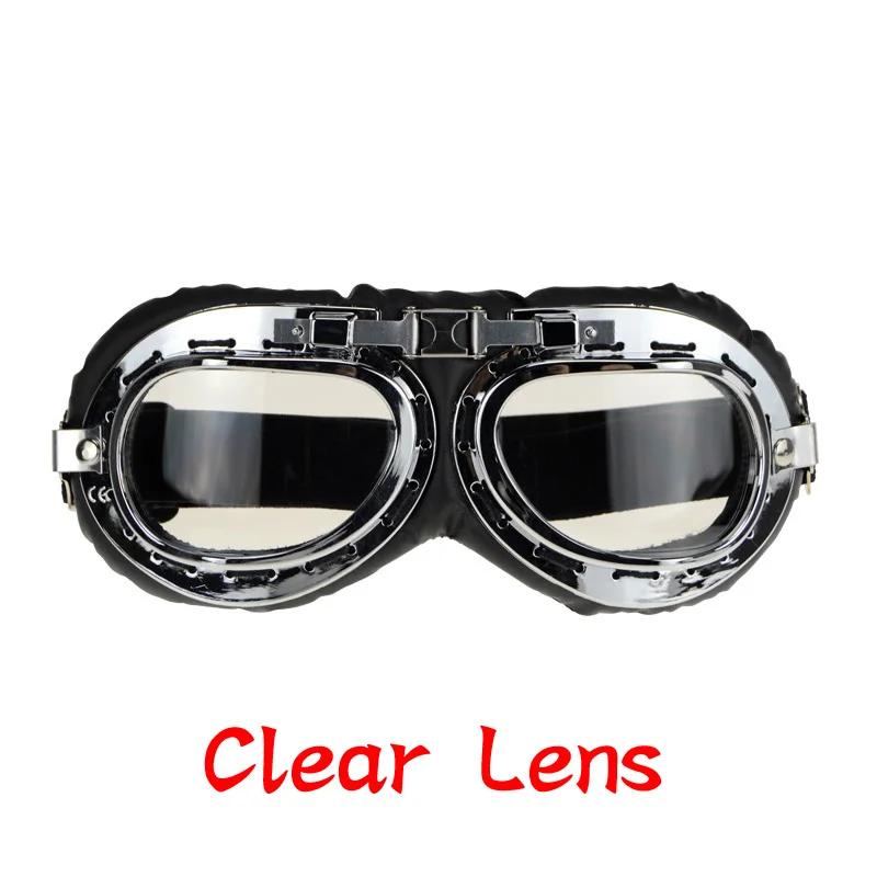Второй мировой войны Винтажный стиль moto rcycle очки для мотокросса мотоциклетные очки скутеры очки Авиатор Пилот крейсер - Цвет: a1