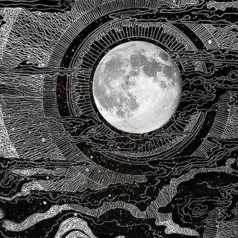 Sun Moon/печать настенный гобелен, ковер дома пледы Одеяло крышка украшения