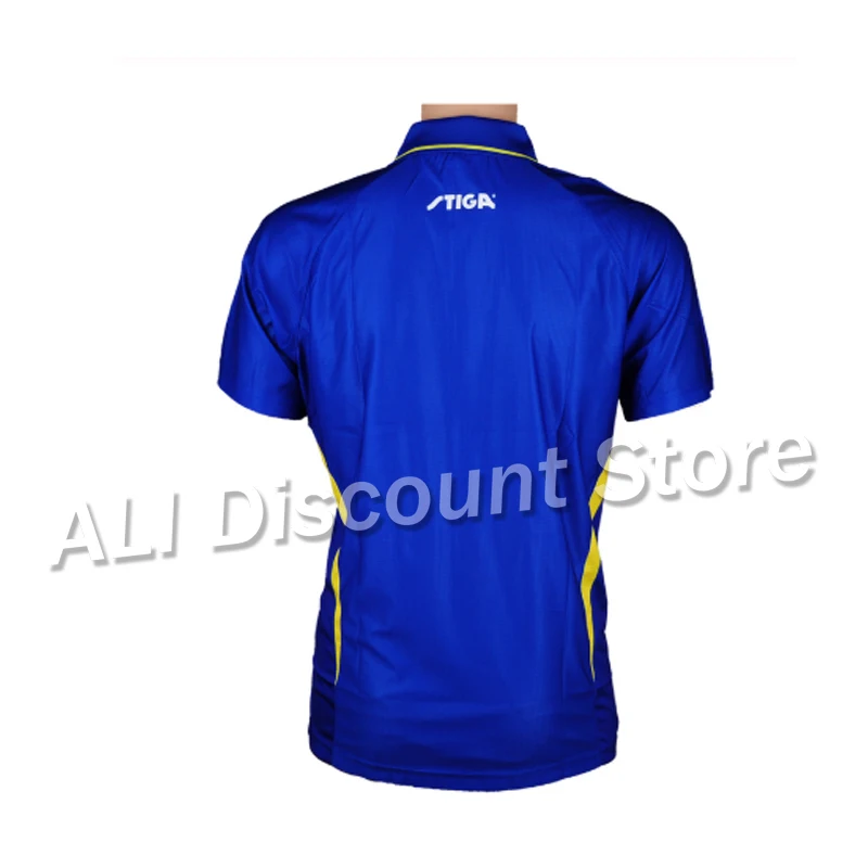 Stiga Table tennis clothes sportswear quick dry short sleeved men ping pong Shirt Badminton Sport Jerseys S032301S