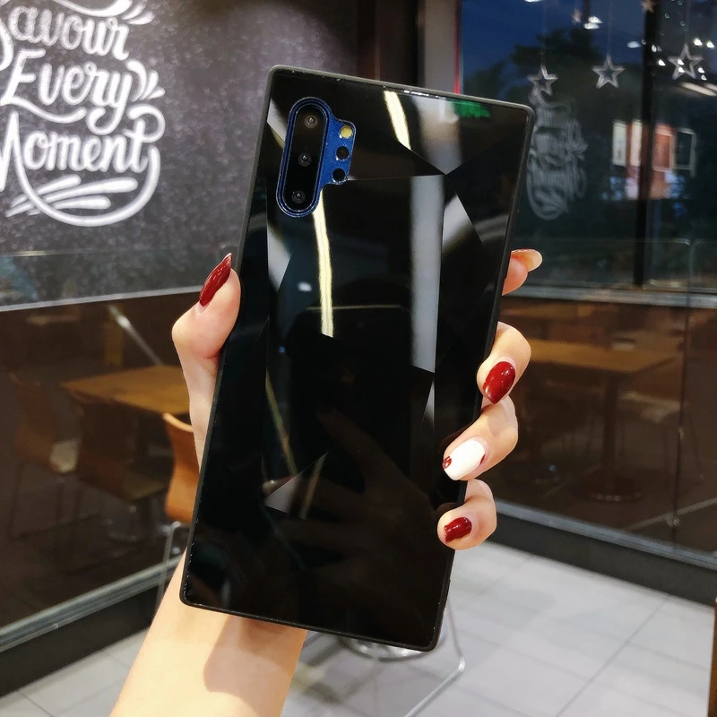 Алмазный 3D зеркальный чехол для телефона samsung Galaxy S10 S10E S9 S8 Plus Note 10 9 8 крышка A10 A10S A20