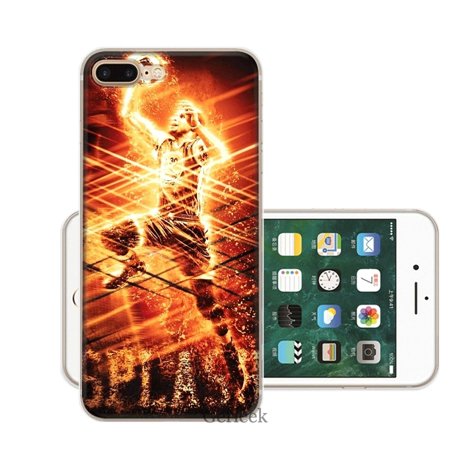 Мобильный чехол для телефона для iPhone XR X XS Max 11 Pro XR 6 6S iPhone 7 8 Plus 5 5S SE TPU чехол Стивен Карри