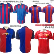 96 1997 FIGO 1899 1999 XAVI RONALDINHO RONALDO 09 RIVALDO GUARDIOLA Iniesta Barceld PIQUE XANI Henry 07 08 Ретро футбольная майка