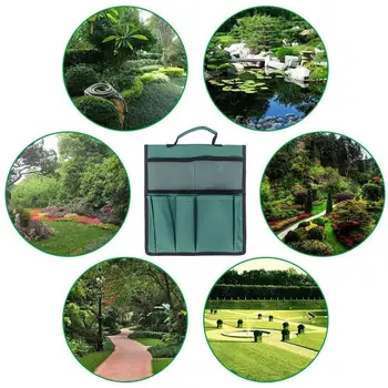 

Garden Kneeler Tool Bag Oxford Garden Tool Storage Storage Pouch Tools Portable Tool Stool Gardening For Knee Chair Bag Pou V5E5