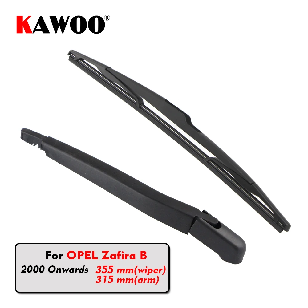 KAWOO Car Rear Wiper Blade Blades Back Window Wipers Arm For OPEL