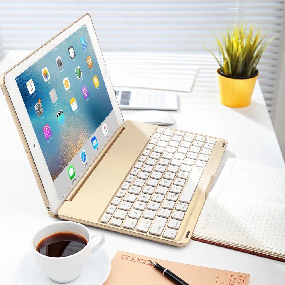 Для iPad/iPad Pro 9,7 чехол США беспроводная клавиатура умный сон семь цветов планшет с подсветкой чехол для iPad Air 1/2