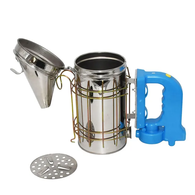 Rozsdamentes Acél Elektromos Méhes Füstadó Készítő Méhész Eszköz Apikultúra Eszközök Méh Dohányos - Image 4