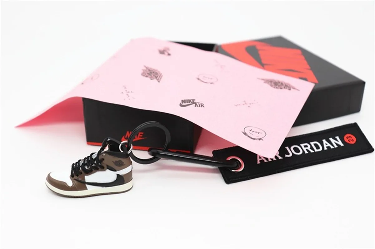 3D AJ брелок Air Mini Jordan кроссовки Модель ручной работы милый брелок для ключей Баскетбольная обувь сумка брелок лучший подарок модные украшения
