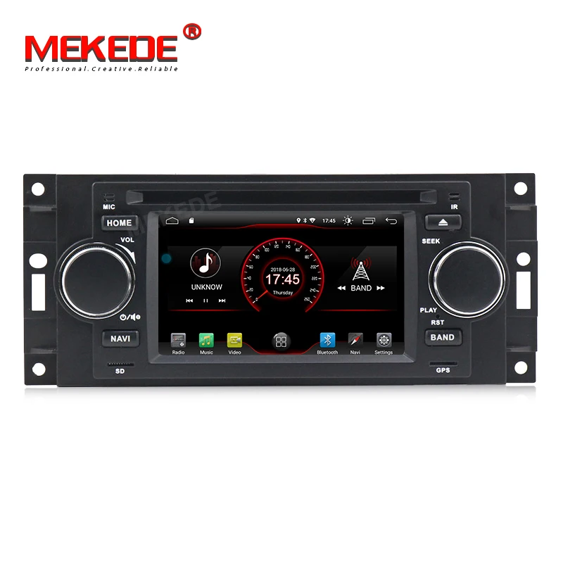 MEKEDE Android 9,0 автомобильный dvd-плеер для джип Dodge Grand Cherokee Commander Wrangler Chrysler 300C PT Cruiser Sebring caliber ram