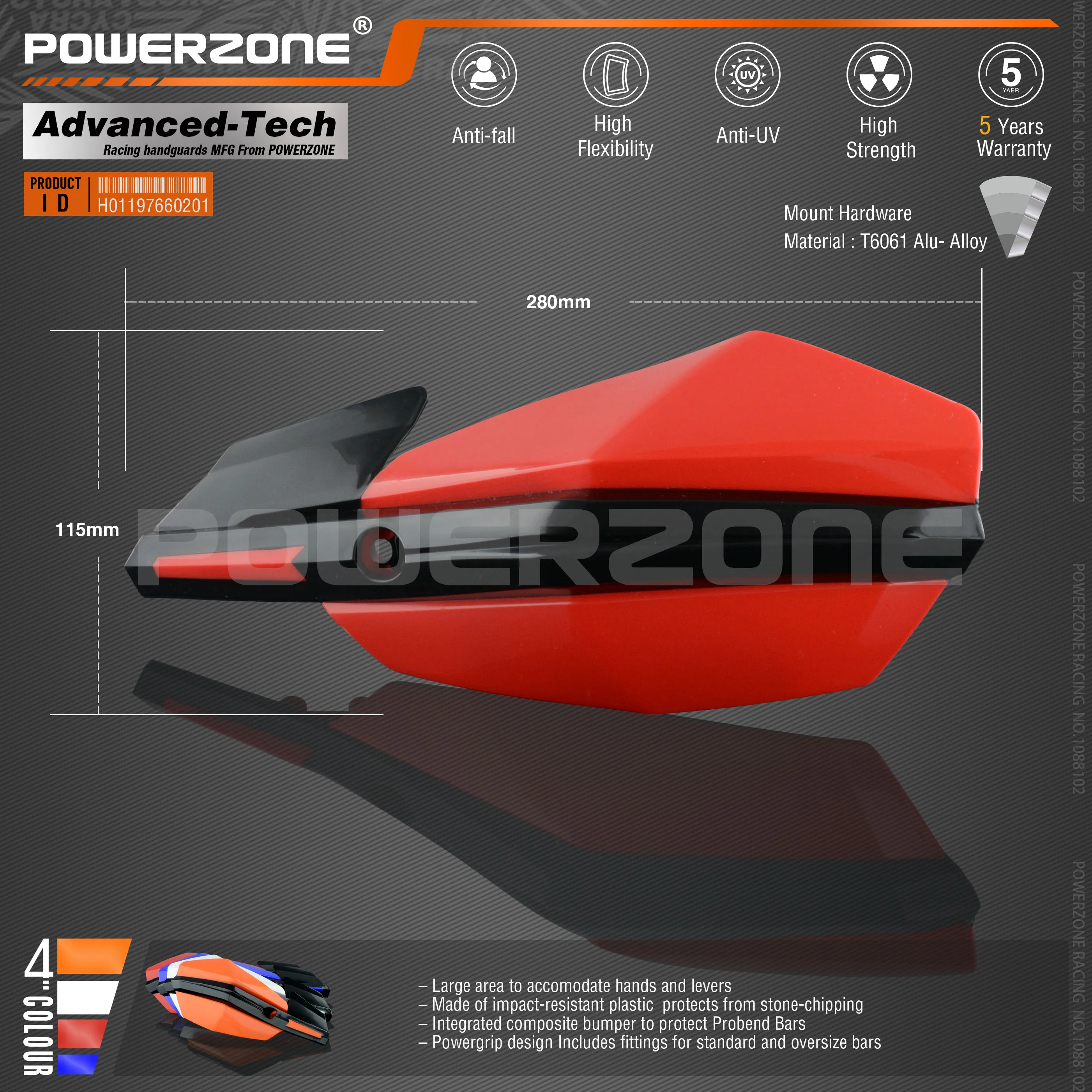 Powerzone PZ-KUS рукавицы для Honda KTM ADV EXC EnduroHusqvarna TE CRF WRF DRZ KLX Мотоцикл Байк ATV руль