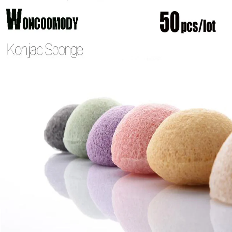 Face Skin Care Tools Facial Pore Cleaner Konjac Sponge 50 Washing Sponge Bath Brushes