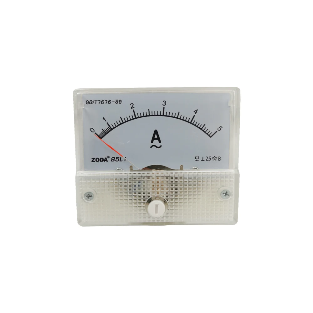 

1PC 85L1-A 100mA 500mA 1A 3A 5A 10A 20A 30A 50A AC Analog Meter Panel Current Ammeters Gauge Pointer Ammeter 64*56MM Amp Meter