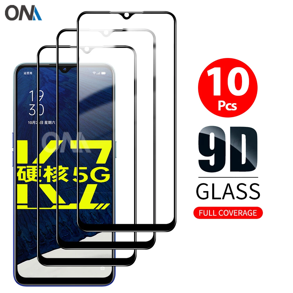 10 шт./лот оптовая продажа Защита экрана для OPPO realme C12 C15 C11 закаленное стекло полное