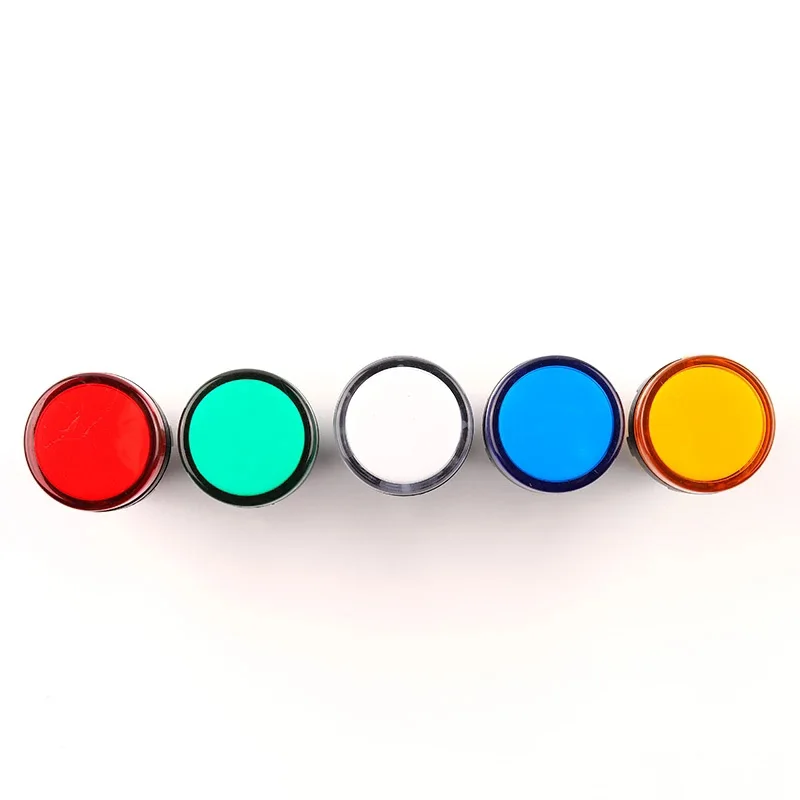 1PCS 22mm Colorful AD16-22  12V 24V 110V 220V 380V FLash Signal Light Red LED Active Buzzer Beep Alarm Indicator