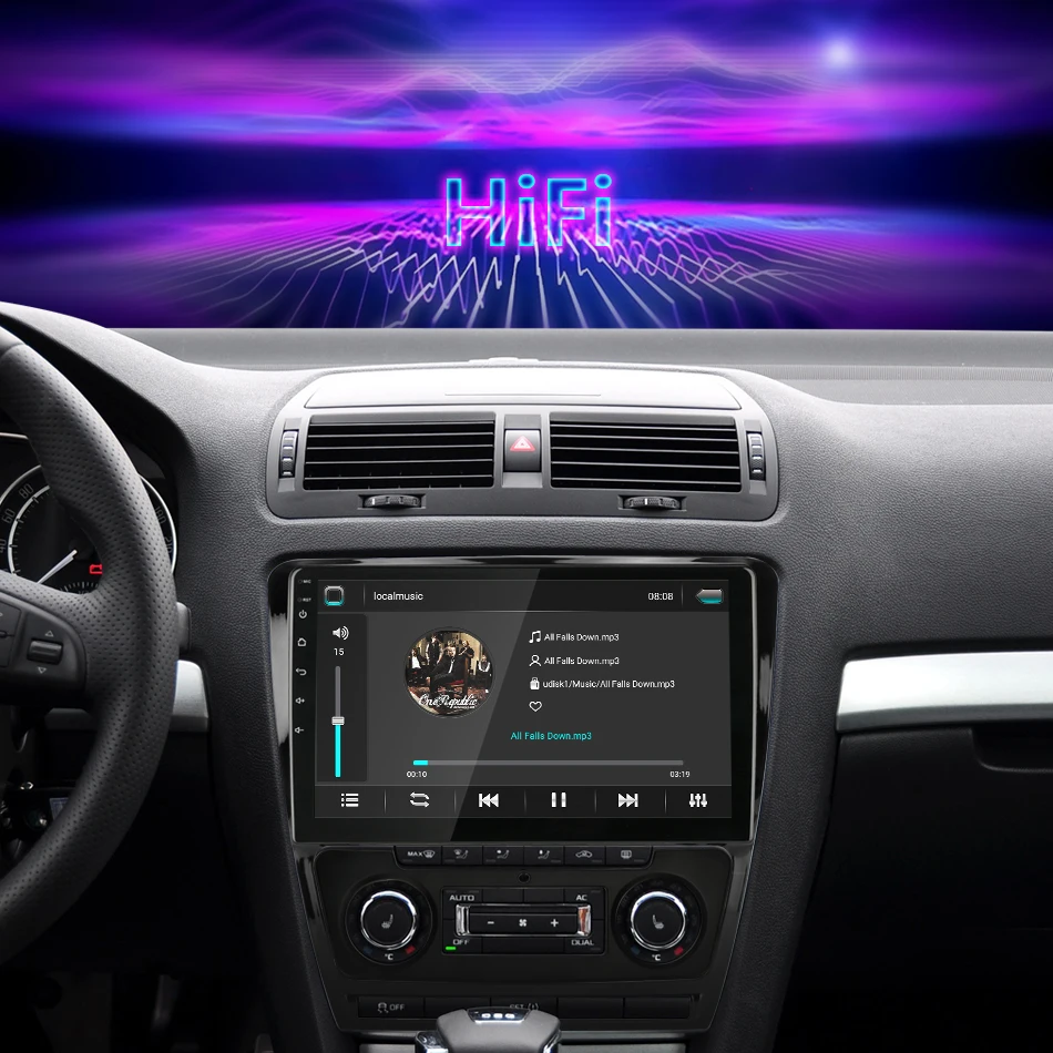 Best Jansite Android Car Radio for Skoda Octavia 2 A5 2008-2013 GPS navigation 4G Network WIFI audio player 2 din Radio Tuner 10