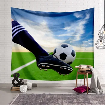 

Football Basketball Tapestry 3D Printing Tapestrying Rectangular Home Decor Wall Hanging 05