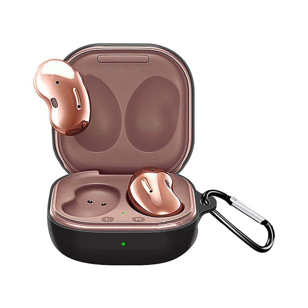 

Silicone Earphone Case for Samsung Galaxy Buds Live Wireless Headset Shockproof Soft Protective Headphone Cover Shell Cases