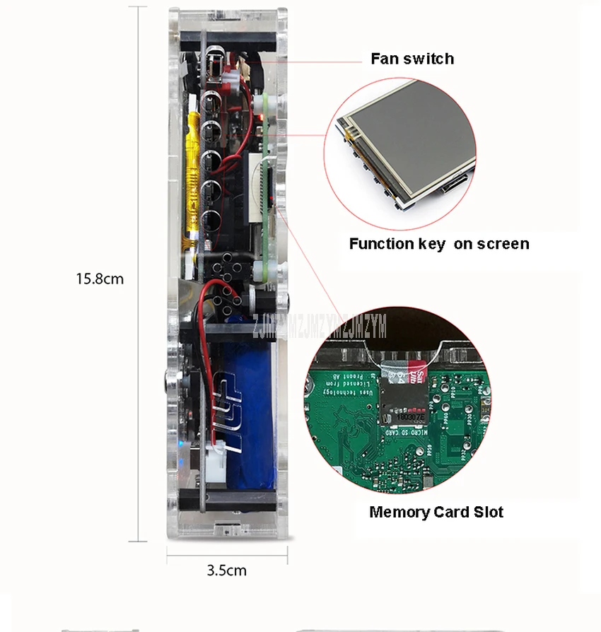 DIY видео игровая консоль 3B + HDMI выход 3,5 дюймов дисплей экран Портативный Видео игровой автомат плеер 3 USB порт Поддержка Мультиплеер