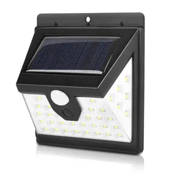 

Solar Powered Lights Outdoor Waterproof Motion Sensor Wall Light Solar Rechargeable PIR Motion Sensor Night Light three sides