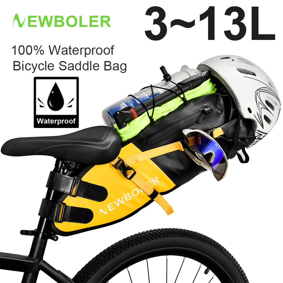 MTB Bike Bicycle Cycling Tail Saddle Bag Back Rear Seat Bag Pouch Pannier 